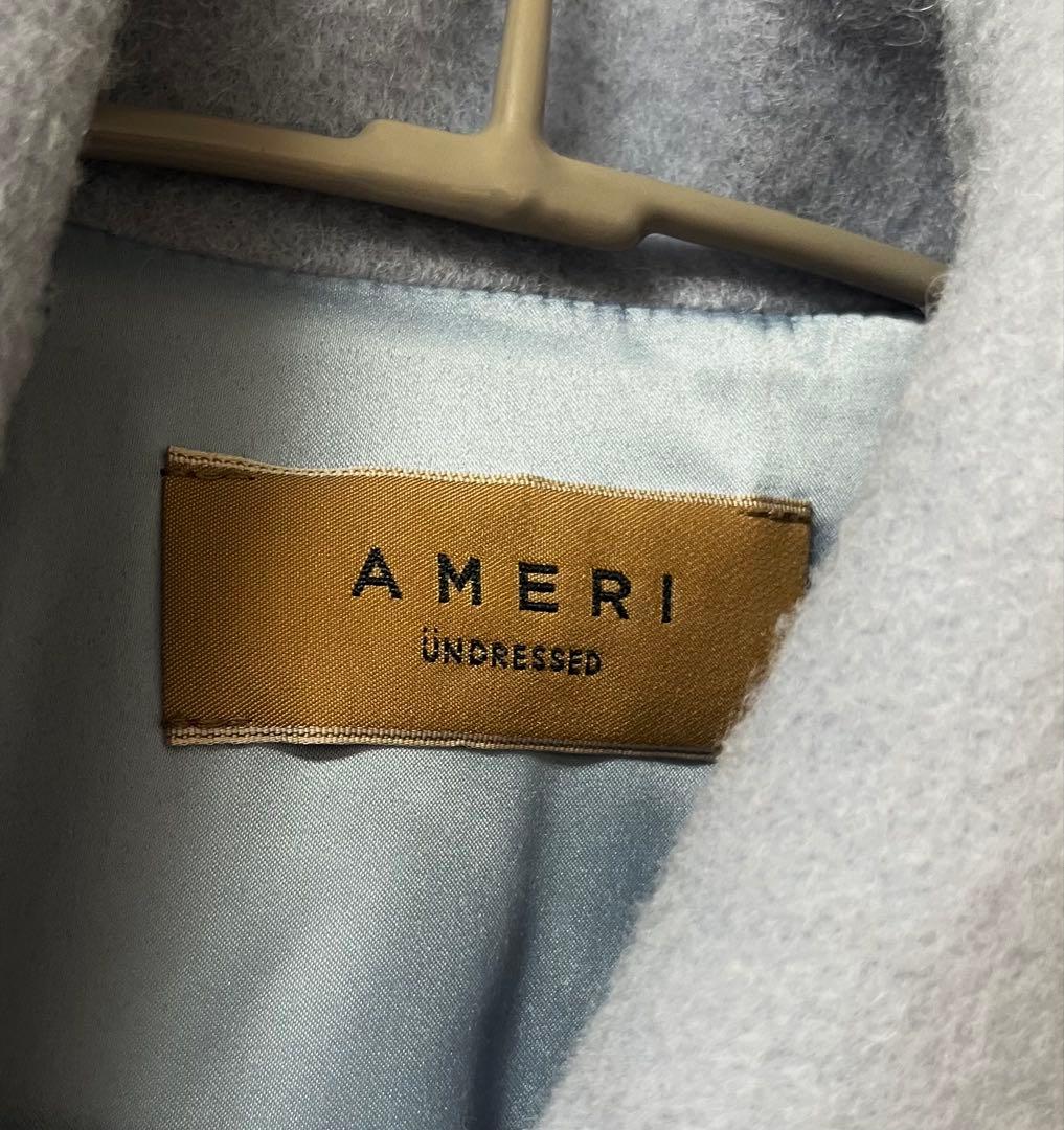 ameri vintage DAMBO COLLAR LONG COAT ブルー