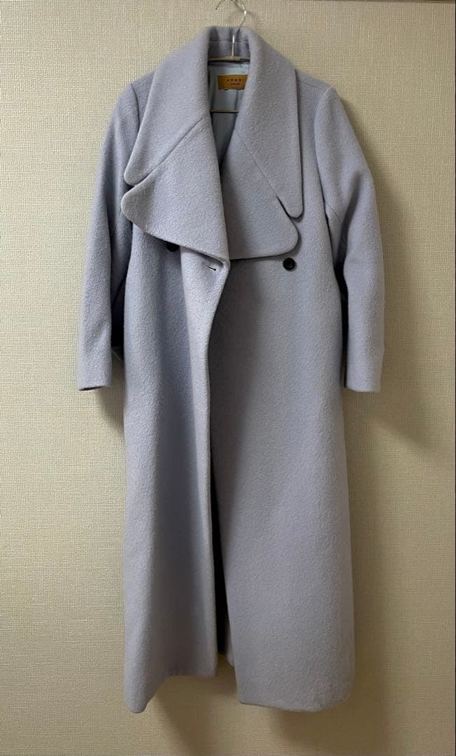ameri vintage DAMBO COLLAR LONG COAT ブルー