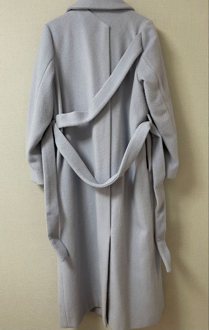 ameri vintage DAMBO COLLAR LONG COAT ブルー