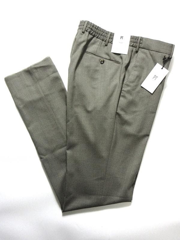 マウンテン 新品PT TORINO Travelウォッシャブルウールパンツ
