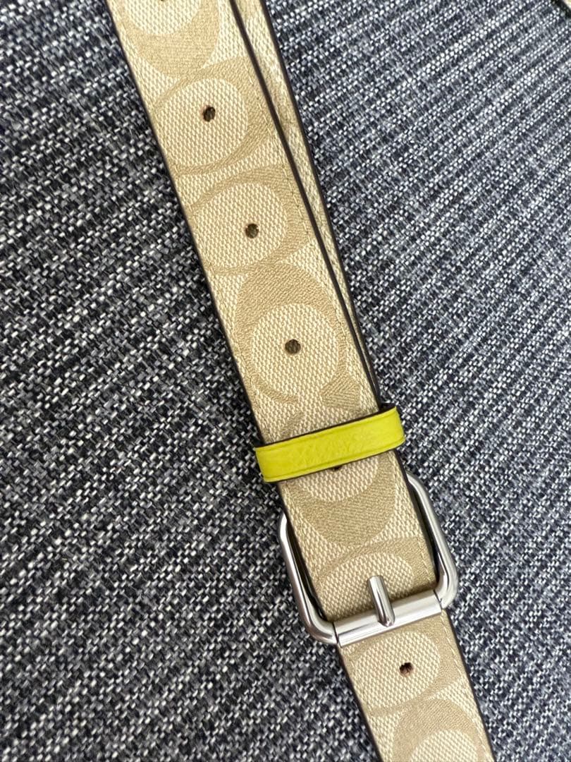 新品未使用！COACH コーチ ミニ　トートバッグ　シグネチャー　キャンバス