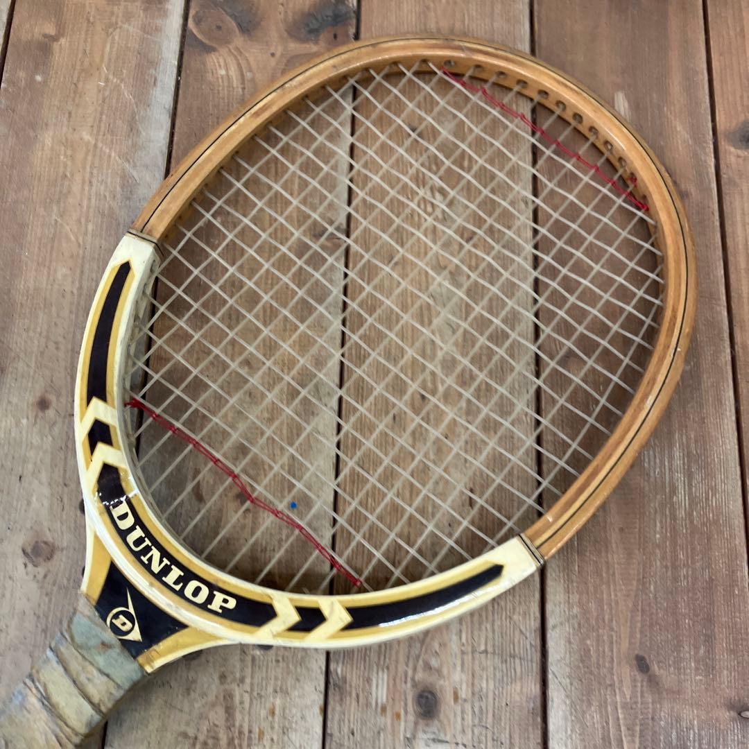 ビンテージ 当時物 70年代 旧ダンロップ D-Line 101 テニスラケット