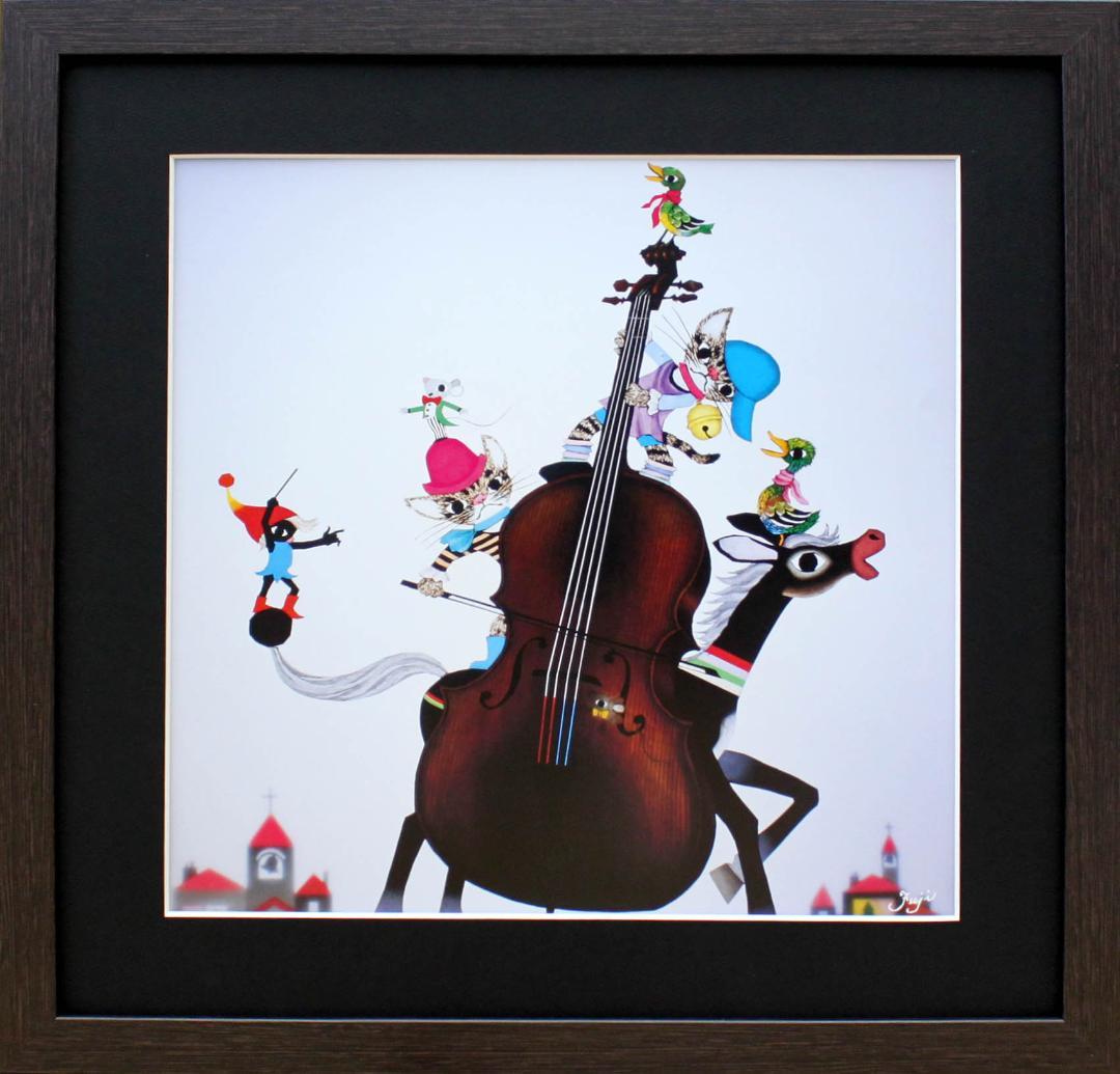 ■新品未使用■　藤城清治額入りポスター　2点おまとめ