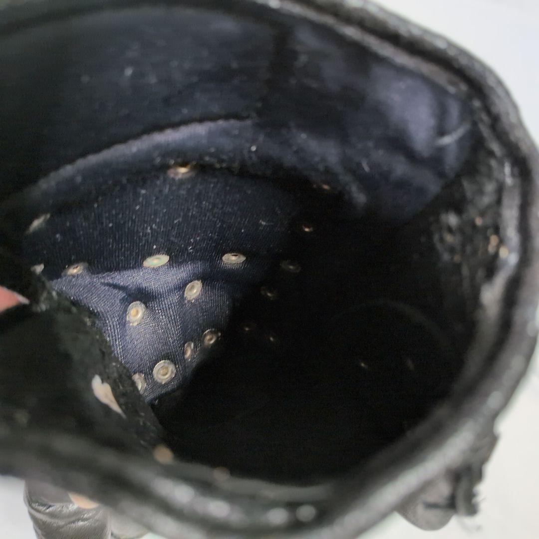 KADOYA ハンマーグローブ ブラック 本革 バイカー 定番モデル Mサイズ