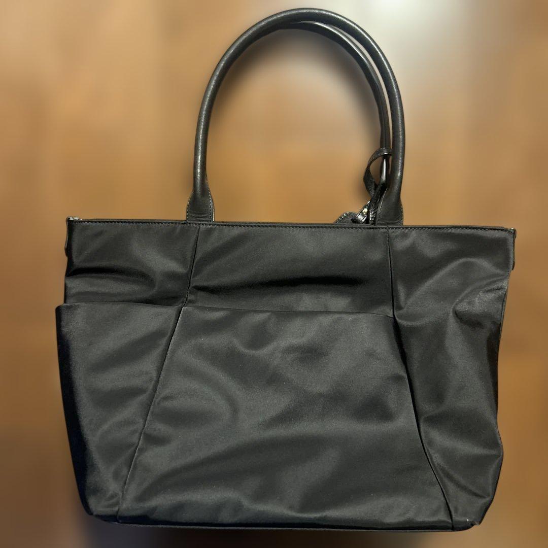 ★新品未使用★J.PRESS★ナイロントートバッグ★ブラック★A4サイズ★撥水