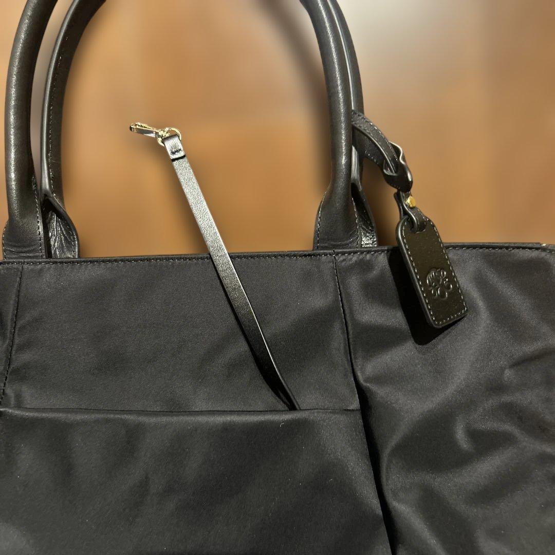 ★新品未使用★J.PRESS★ナイロントートバッグ★ブラック★A4サイズ★撥水