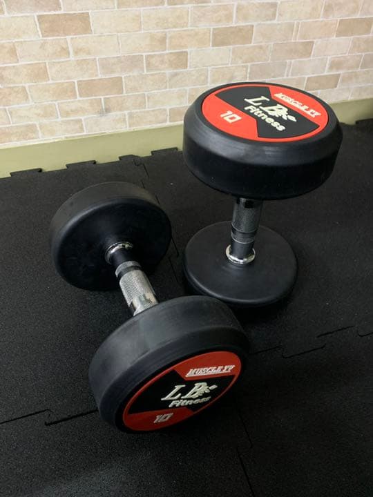 ラバーダンベル 55kg２個