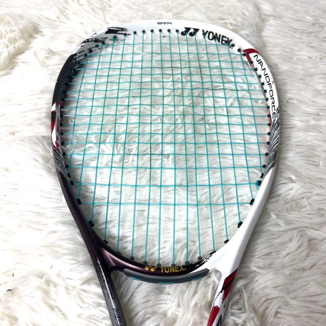 【美品】 ヨネックス ナノフォース8v REV UL2 ソフトテニスラケット