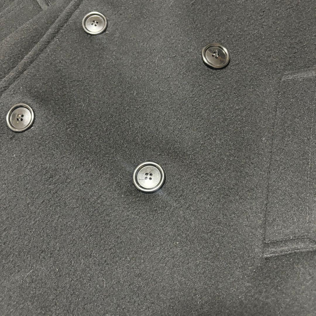 希少　アニエスベー　フランス製　ダブルブレストPコート　カシミヤ混　90s 1