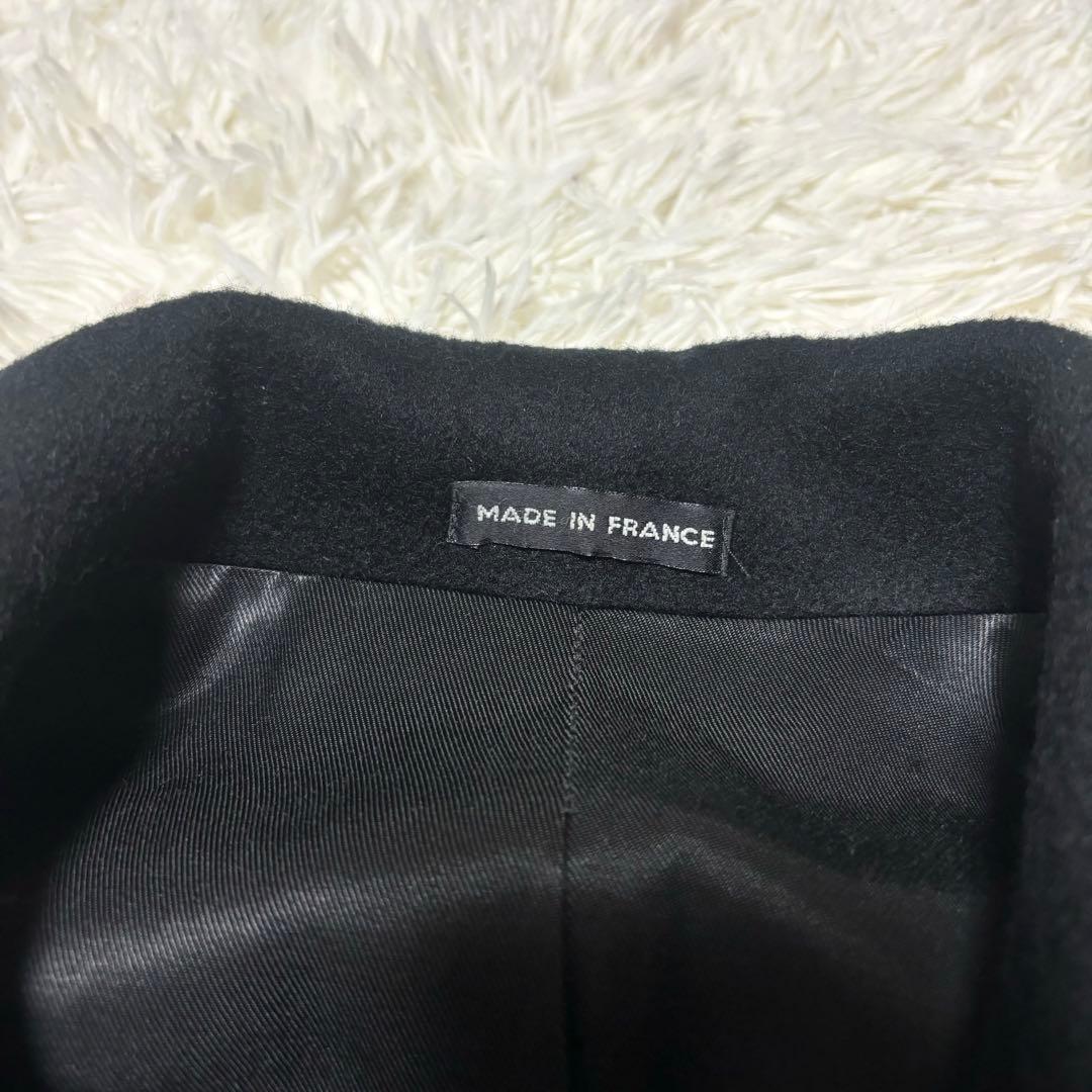 希少　アニエスベー　フランス製　ダブルブレストPコート　カシミヤ混　90s 1