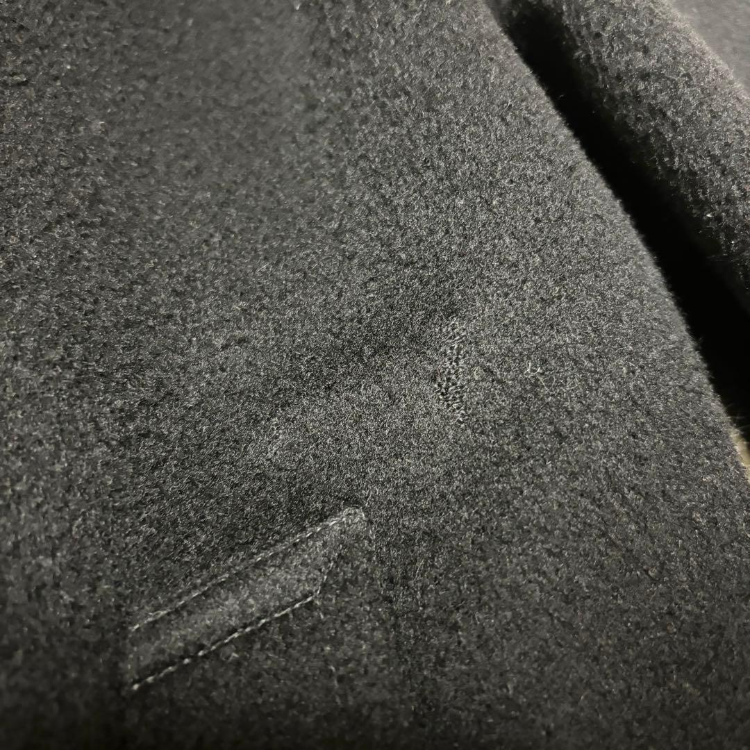 希少　アニエスベー　フランス製　ダブルブレストPコート　カシミヤ混　90s 1