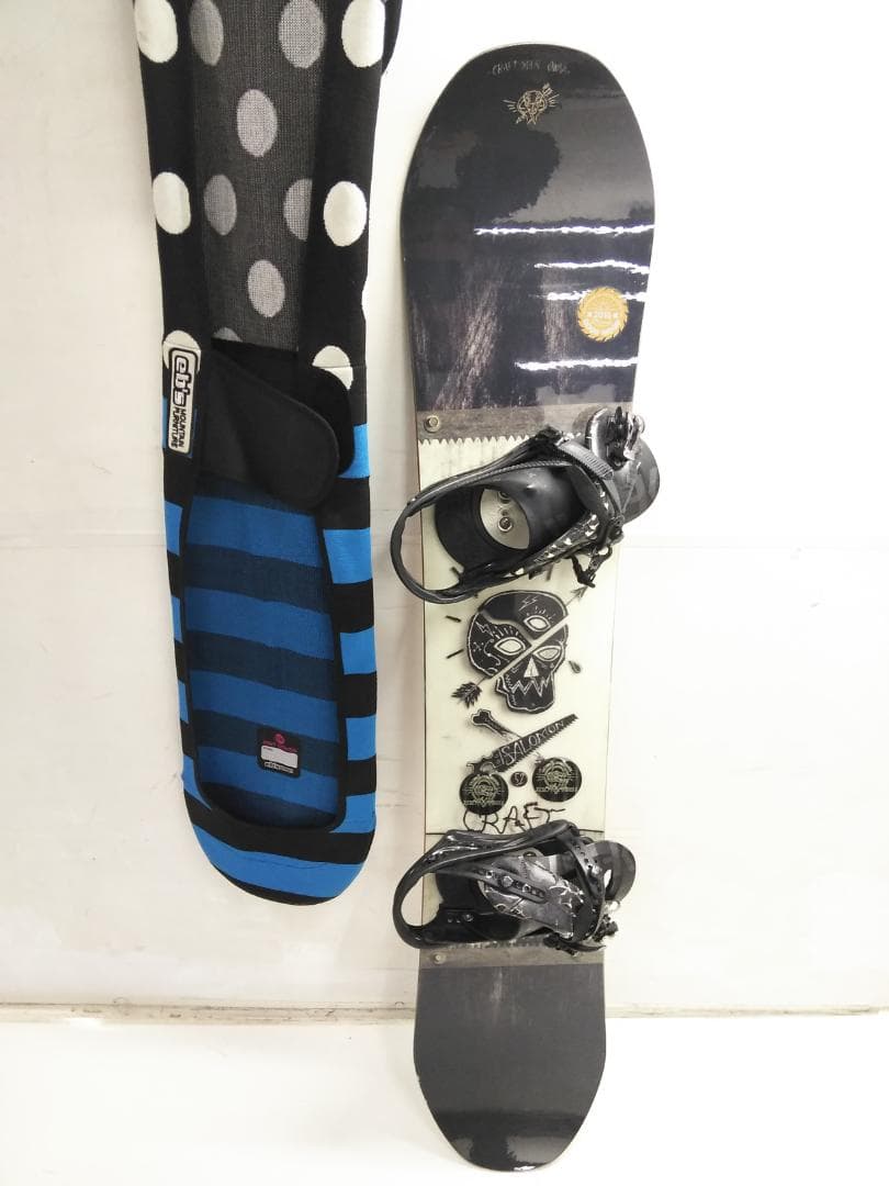 サロモン CRAFT152 FLUX PR MLサイズ スノーボード3点セット