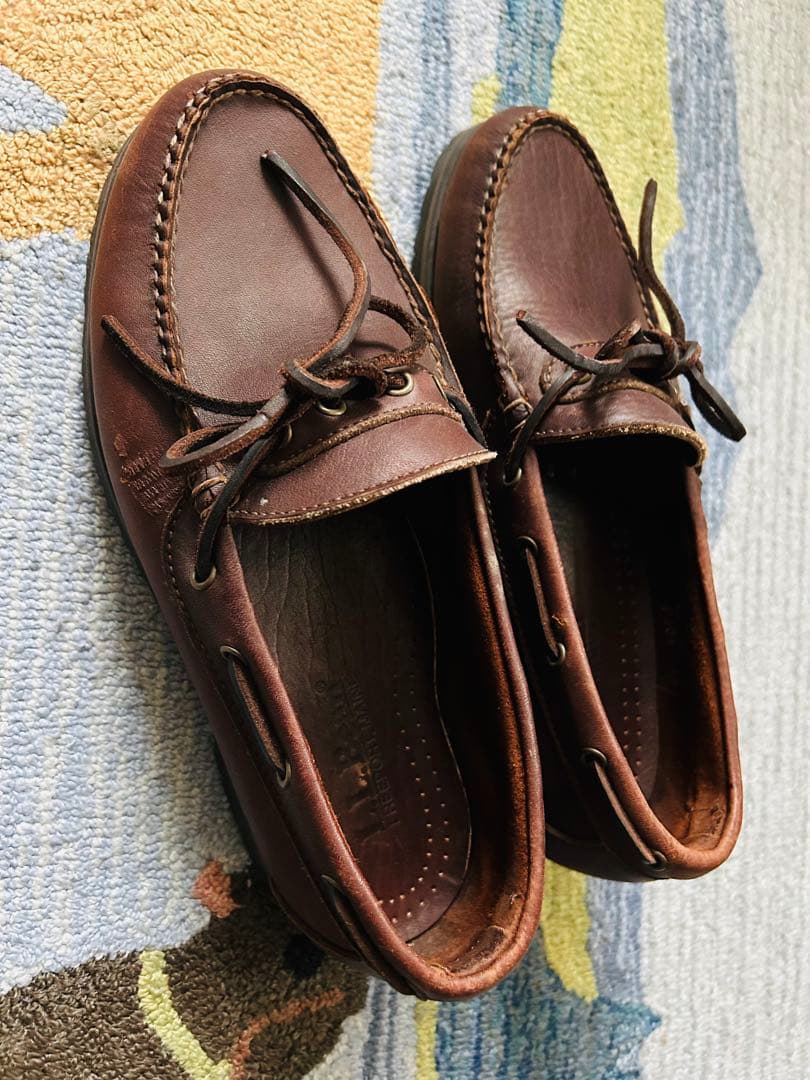 LL Bean バイソンレザーモカシンシューズ