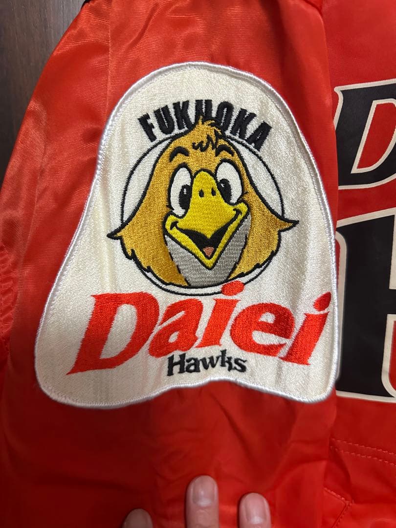 福岡ダイエーホークス　ホーム用スタジアムコート　刺繍ワッペン