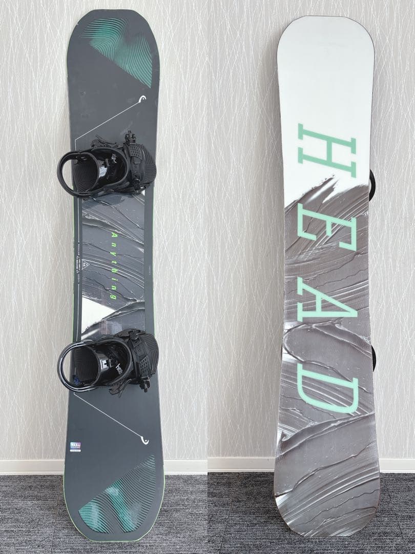33美品❗️超豪華❗️HEAD メンズスノーボードセット★スノボ156cm+ビン付
