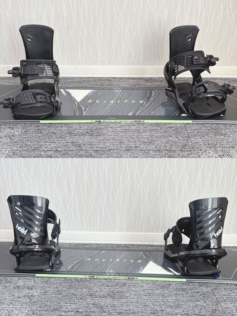 33美品❗️超豪華❗️HEAD メンズスノーボードセット★スノボ156cm+ビン付