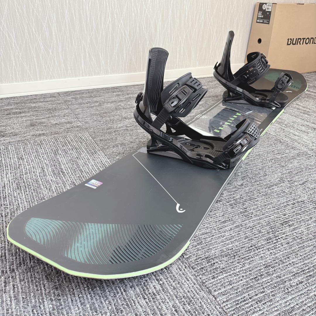 33美品❗️超豪華❗️HEAD メンズスノーボードセット★スノボ156cm+ビン付