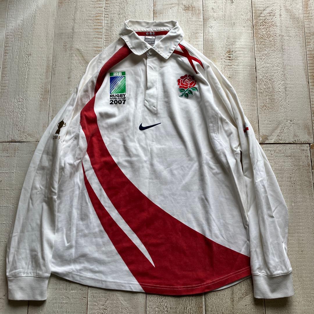 NIKE ラガーシャツ L イングランド代表 vintage