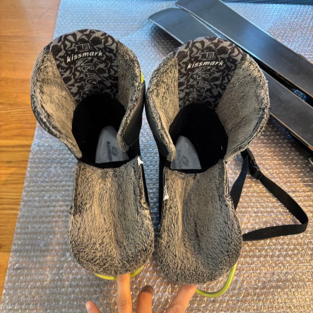 メンズ　ショートスキー　ファンスキーセット　kissmark　26-26.5ｃｍ