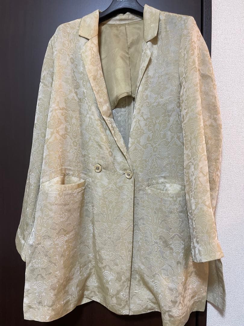 AMERI MEDI ALICIA JACQUARD JACKET アイボリー