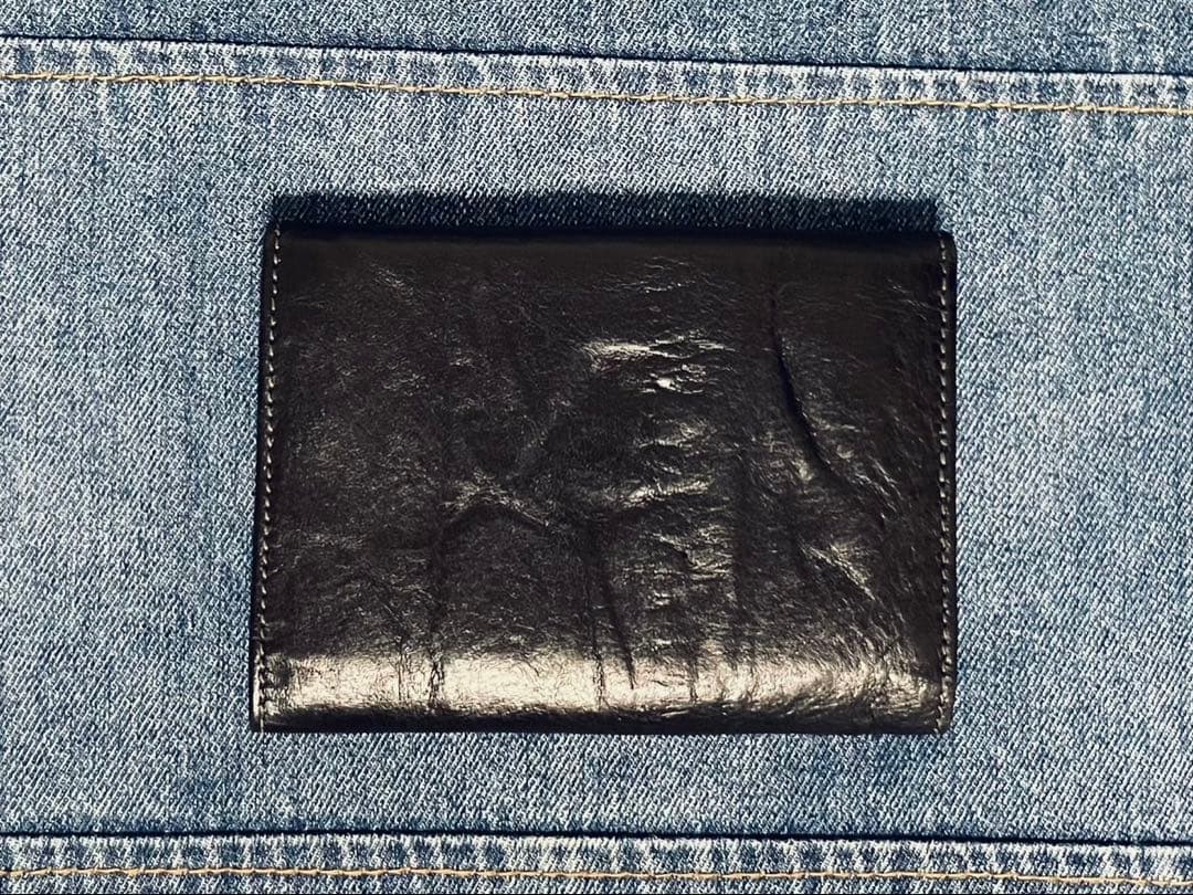 平*君様 美品 Daniel&Bob RODI ブラック 三つ折り財布 定価¥3