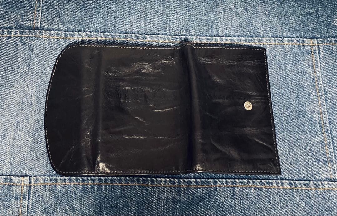 平*君様 美品 Daniel&Bob RODI ブラック 三つ折り財布 定価¥3