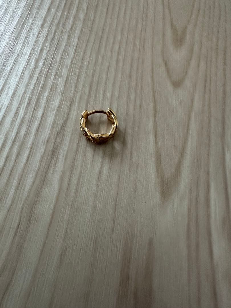 定価29800AVALANCHE 10Kイエローゴールド ピアス 10mm