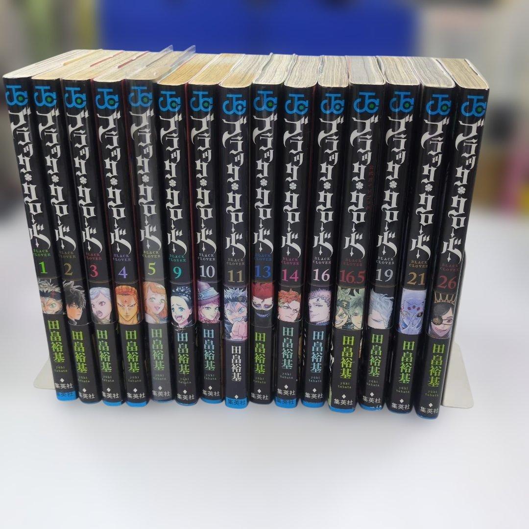 【希少・全巻初版帯付】ブラッククローバー 1巻〜 特典ペーパー・カード付