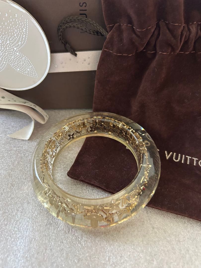 ルイヴィトン LOUIS VUITTON バングルブラスレアンクルージョンGM