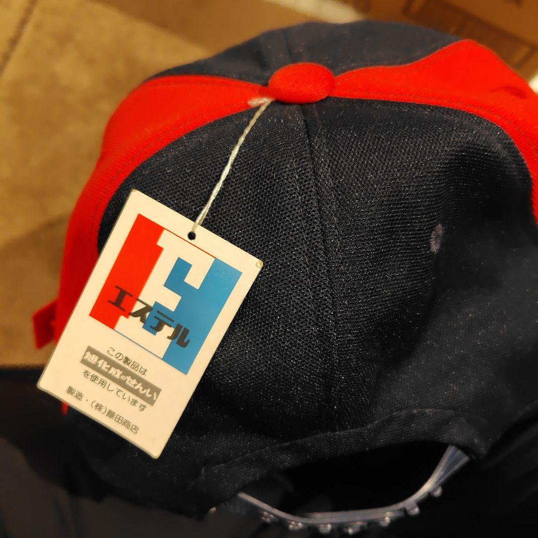 【未使用品】近鉄バファローズ　昭和レトロ キャップ　中央帽子　当時物