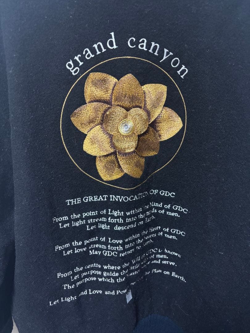 GDC ブラック フリースジャケット M