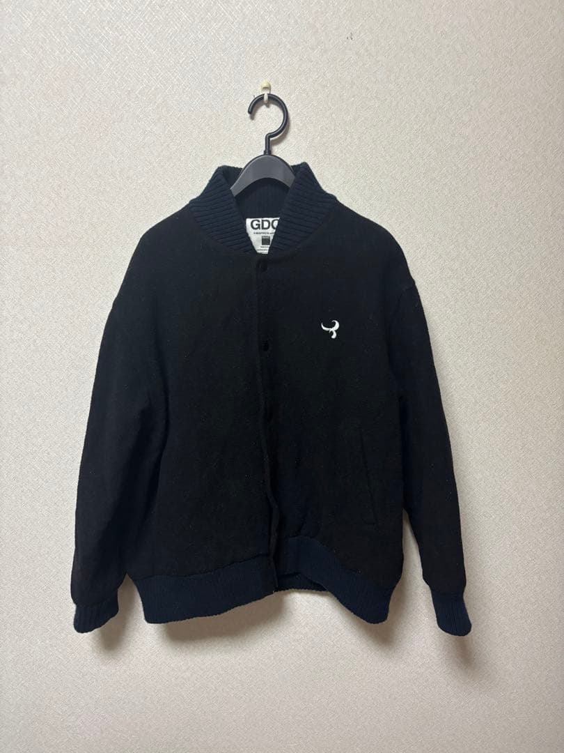 GDC ブラック フリースジャケット M