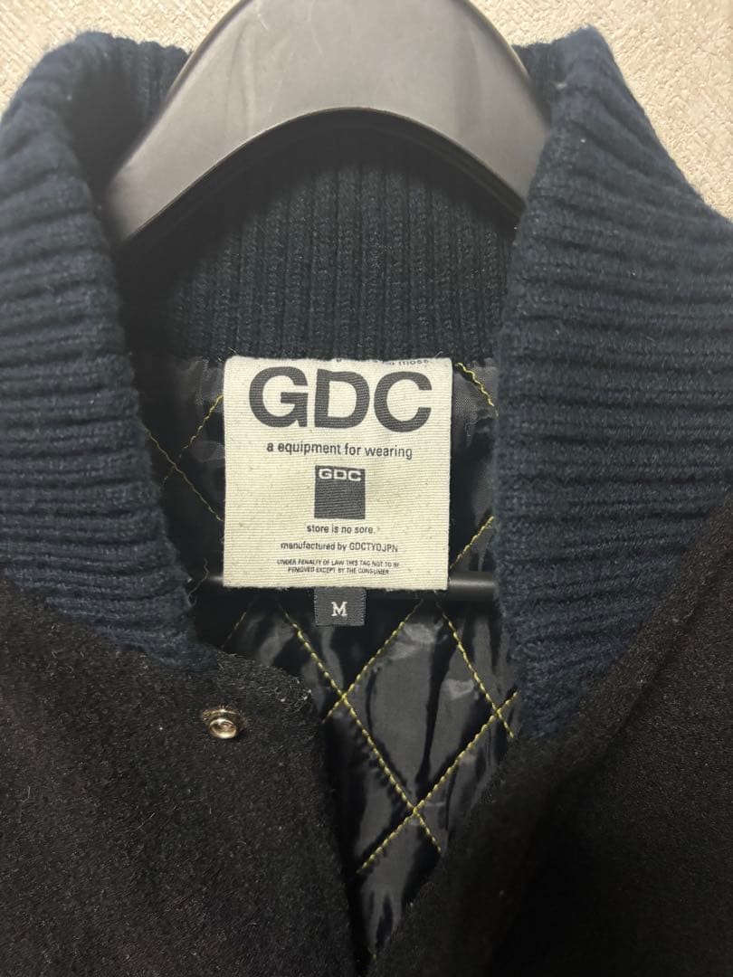 GDC ブラック フリースジャケット M