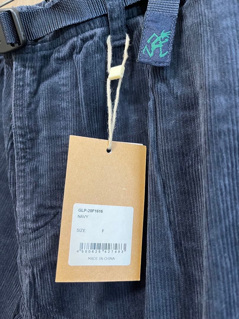 Gramicci ネイビー コーデュロイパンツ タグ付き未使用品