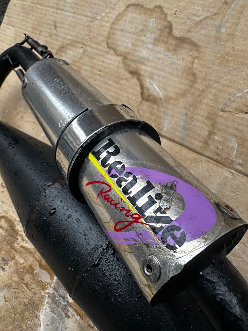 ライブディオzx Realize Racing ステンレススチール マフラー