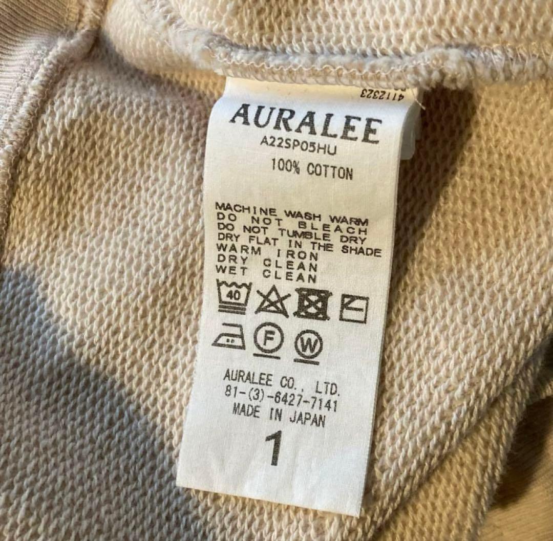 美品 AURALEE オーラリー SMOOTH SOFT スウェットプルオーバー