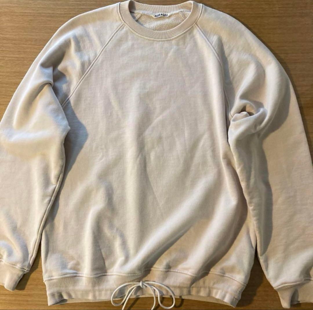 美品 AURALEE オーラリー SMOOTH SOFT スウェットプルオーバー