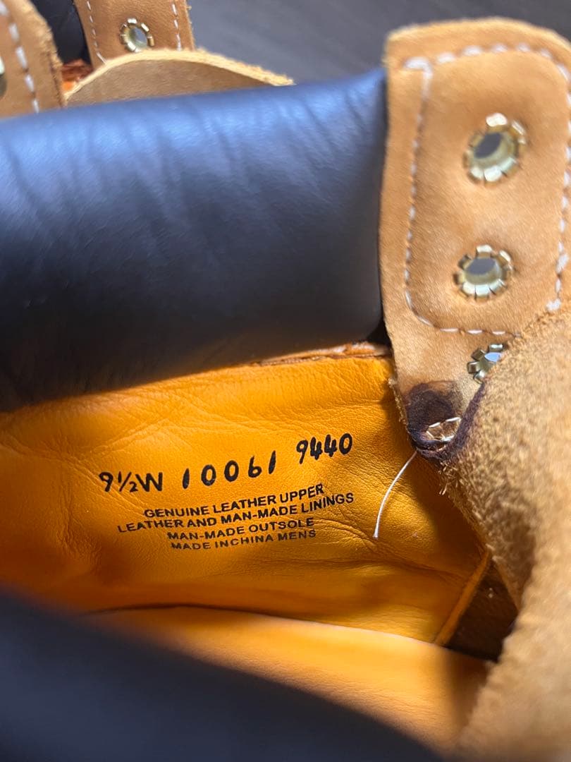 Timberland ベージュレザー ブーツ 9 1/2