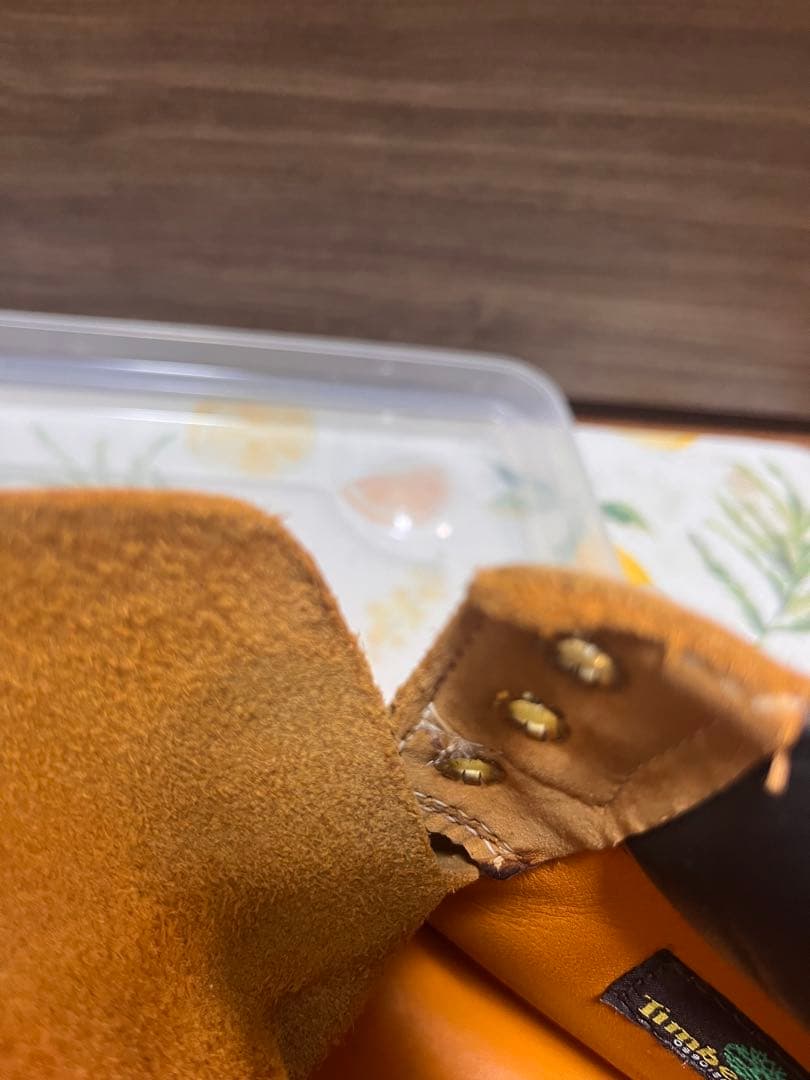 Timberland ベージュレザー ブーツ 9 1/2