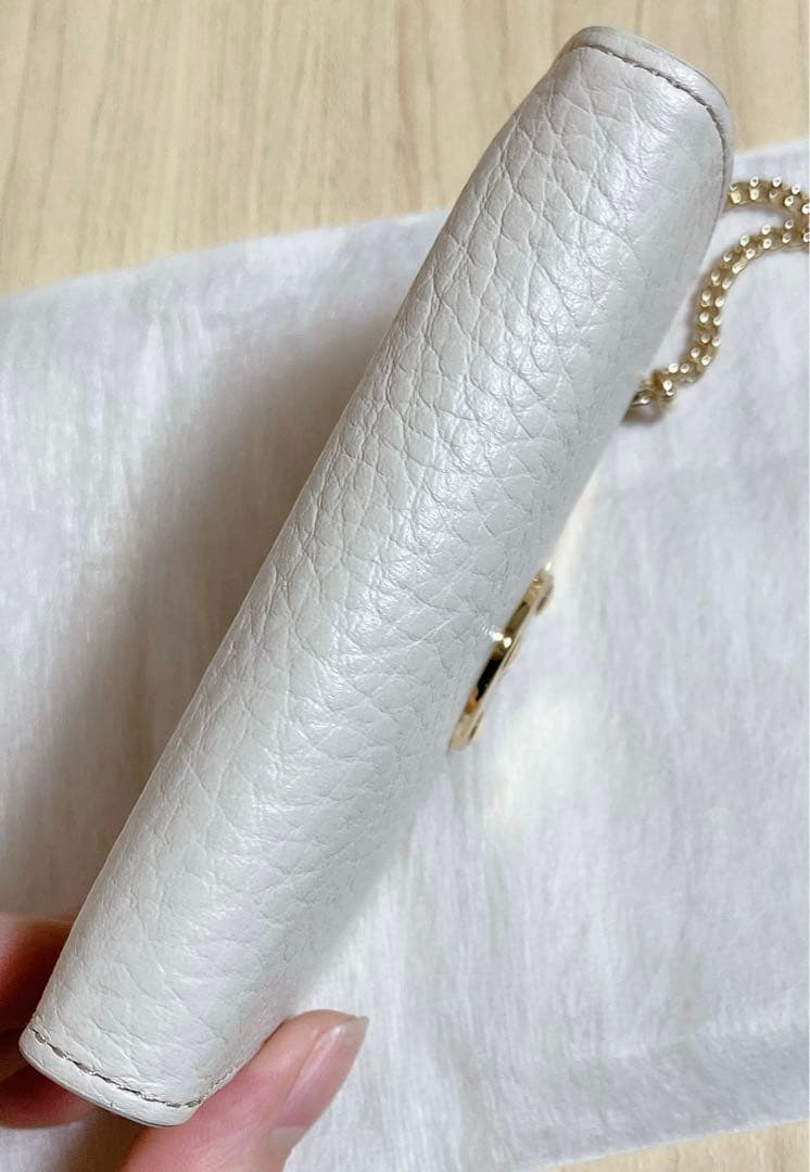 極美品‼️ATAO アタオ　ベル/キーケース+ミニ財布　アイビスホワイト　小銭入れ