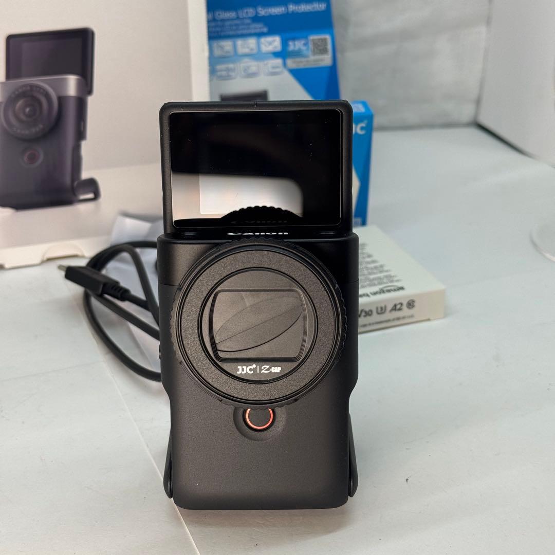 447＊Canon PowerShot V10 ブラック 付属品多数 美品 SD