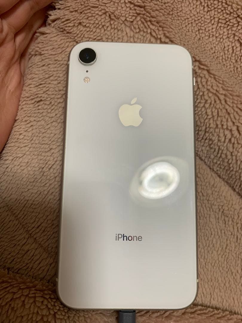 Apple iPhone XR ホワイト ※画面不良のみ すぐ使える