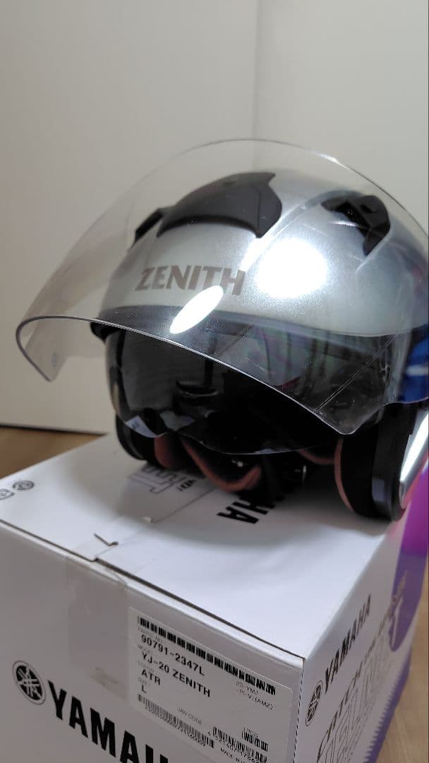 ヤマハ ヘルメット YJ-14 ZENITH シルバ JIS2種・SG