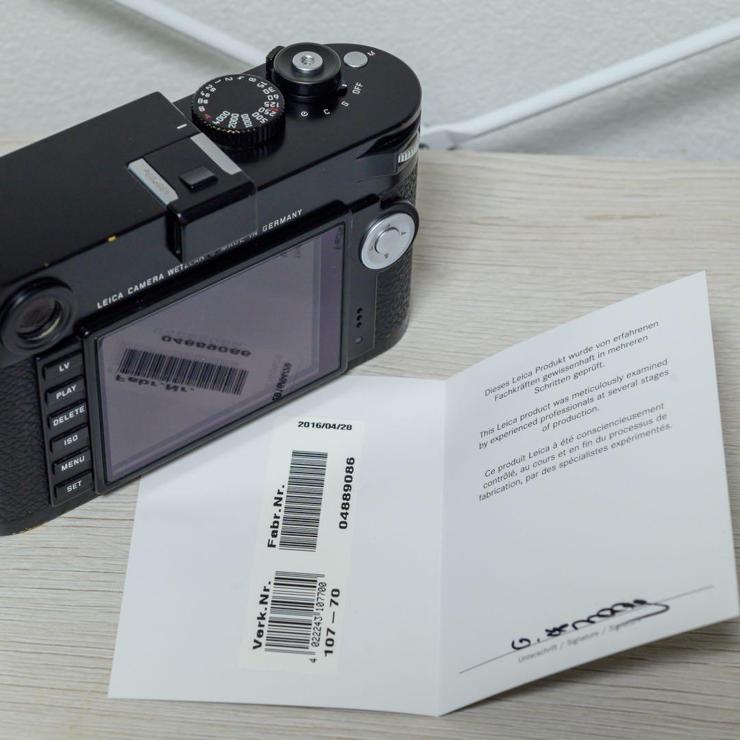 Leica M Typ240 ブラックペイント【保証あり】