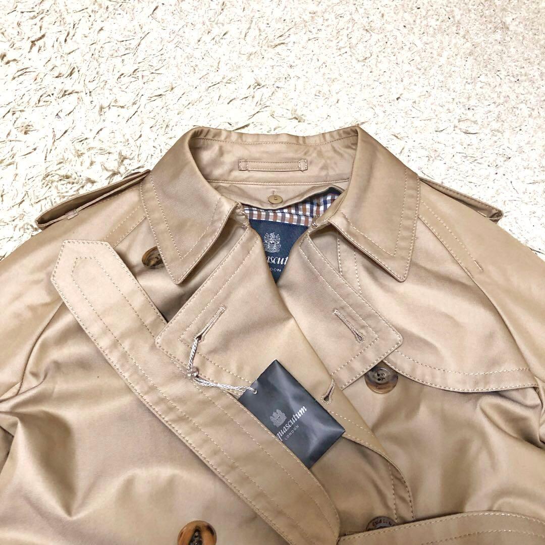 極美品✨アクアスキュータム ライナートレンチコート サイズ8 Lサイズ ベージュ