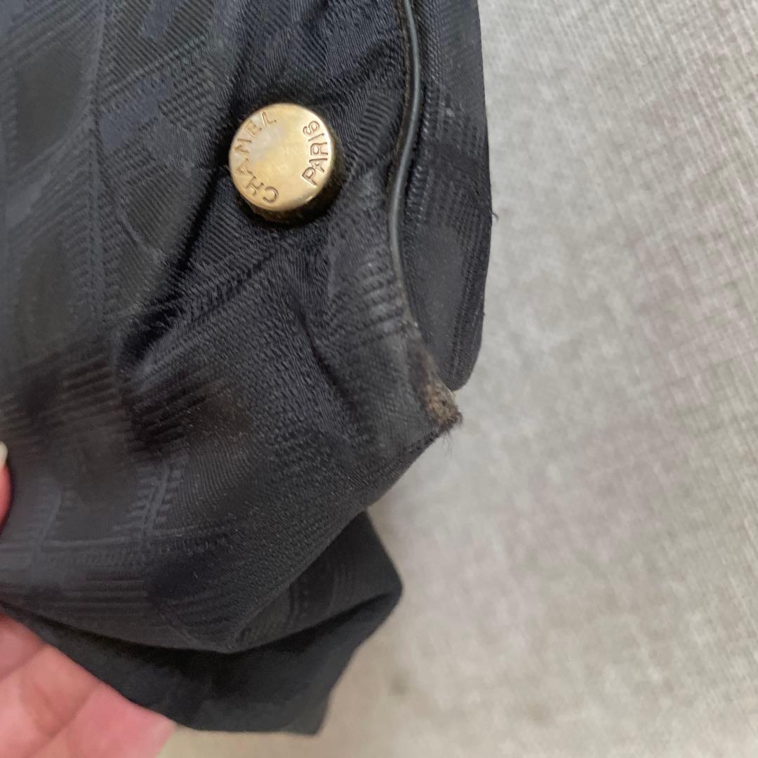 CHANEL ブラック トートバッグニュートラベルライントートMM 黒