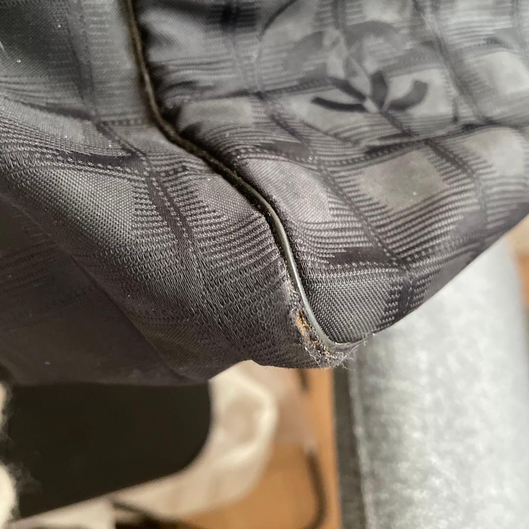 CHANEL ブラック トートバッグニュートラベルライントートMM 黒
