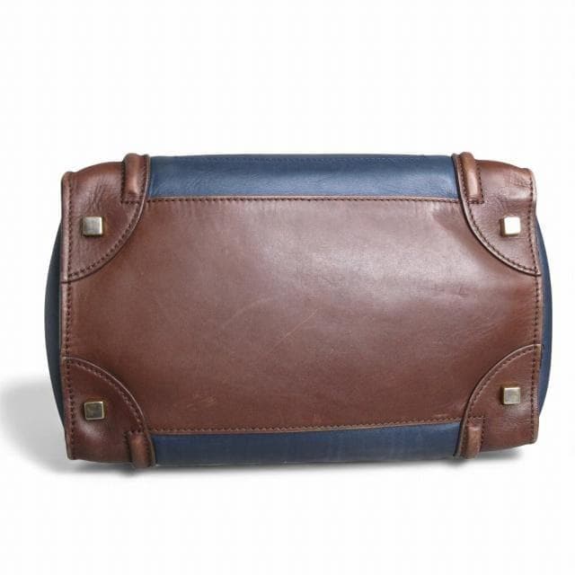 CELINE セリーヌ ラゲージ ミニ レザー トートバッグ