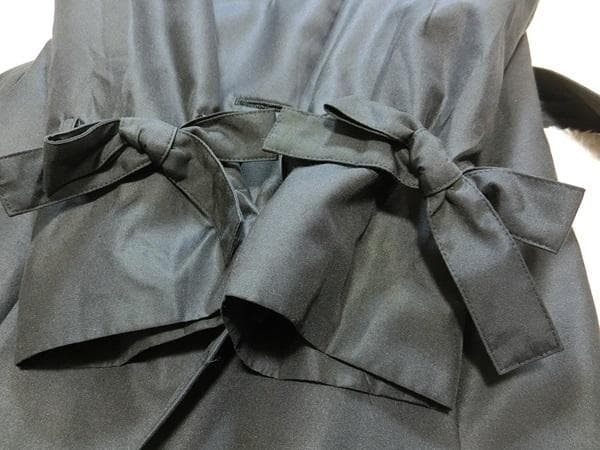 美品　エムズグレイシー　スプリング　トレンチコート　ブラック　３８