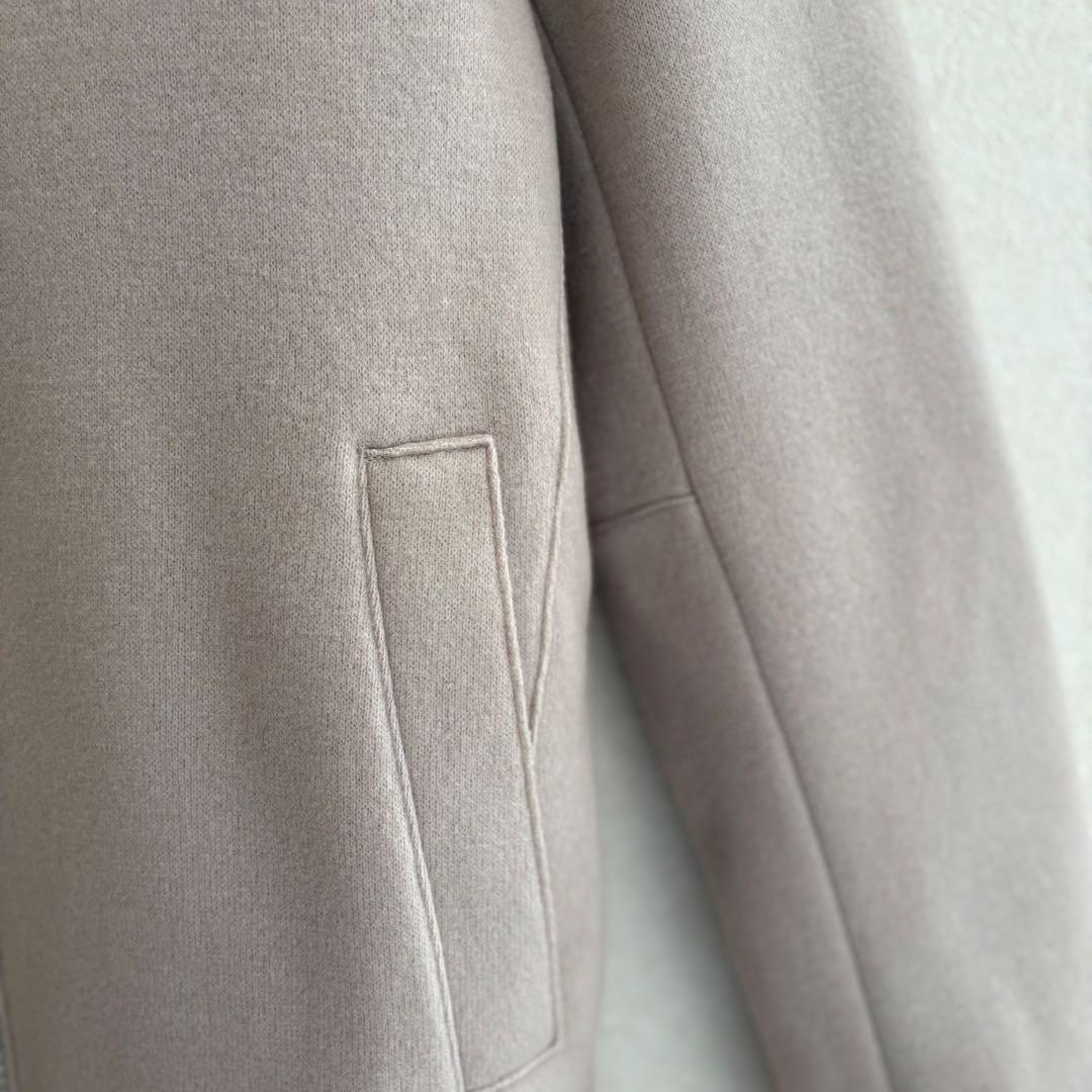 ヘルノ　ボア　ウール　コート　レディース　ファー　44